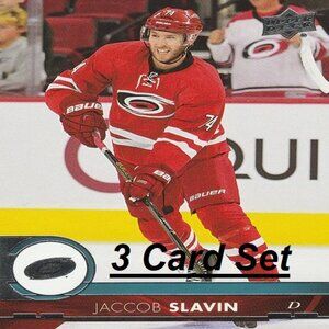 Jaccob Slavin (Carolina Hurricanes) - 3 Card Set